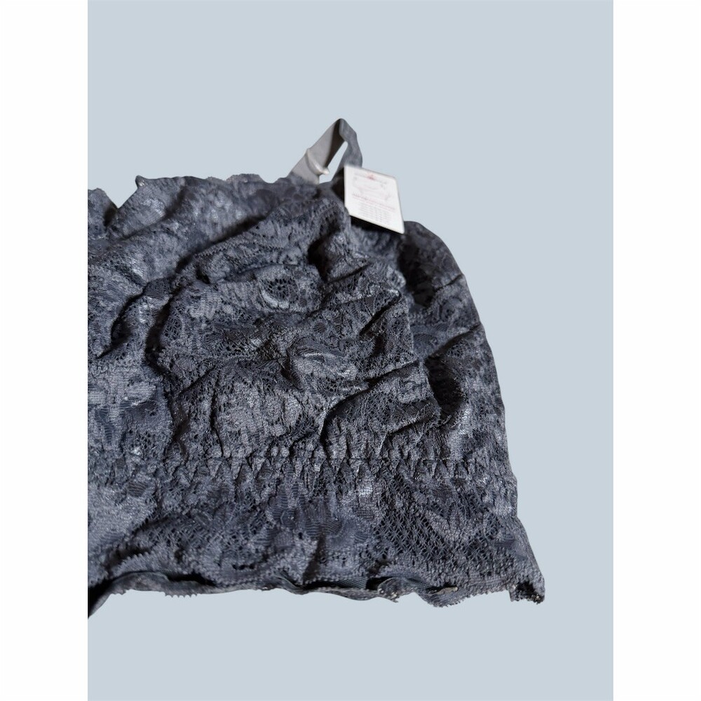 XL Cosabella Curvy Sweetie Sift Bra Gray Floral Lace Longline in Anthracite - Picture 11 of 16